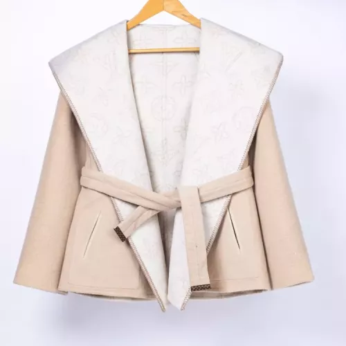 Louis Vuitton LV Coat Long Sleeved For Women #1355011 $390.08 USD, Wholesale Replica Louis Vuitton LV Coat
