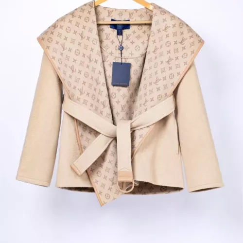 Louis Vuitton LV Coat Long Sleeved For Women #1355013 $390.08 USD, Wholesale Replica Louis Vuitton LV Coat