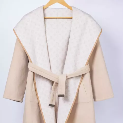 Louis Vuitton LV Coat Long Sleeved For Women #1355015 $390.08 USD, Wholesale Replica Louis Vuitton LV Coat
