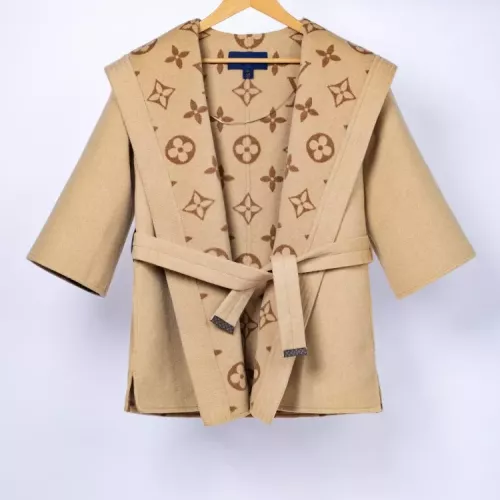 Louis Vuitton LV Coat Long Sleeved For Women #1355017 $390.08 USD, Wholesale Replica Louis Vuitton LV Coat
