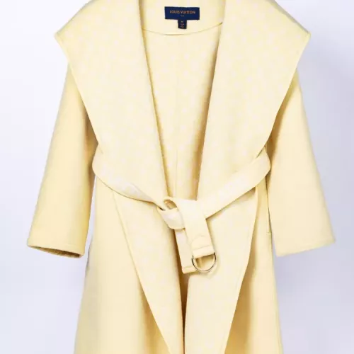 Louis Vuitton LV Coat Long Sleeved For Women #1355023 $390.08 USD, Wholesale Replica Louis Vuitton LV Coat
