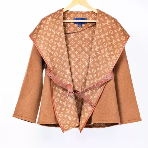 Louis Vuitton LV Coat Long Sleeved For Women #1355025 $390.08 USD, Wholesale Replica Louis Vuitton LV Coat