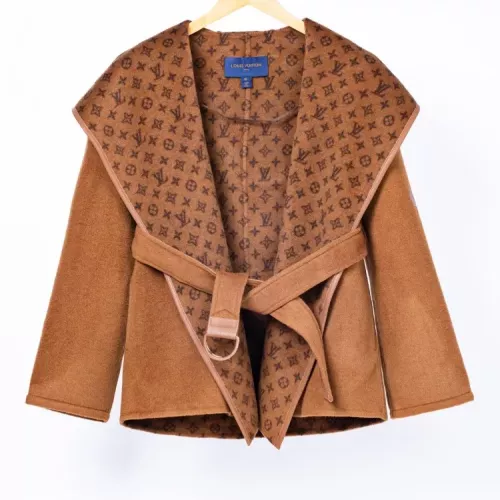 Louis Vuitton LV Coat Long Sleeved For Women #1355026 $390.08 USD, Wholesale Replica Louis Vuitton LV Coat