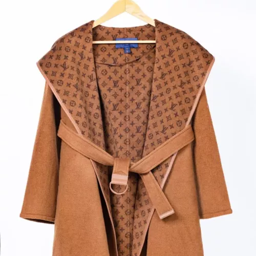 Louis Vuitton LV Coat Long Sleeved For Women #1355027 $390.08 USD, Wholesale Replica Louis Vuitton LV Coat