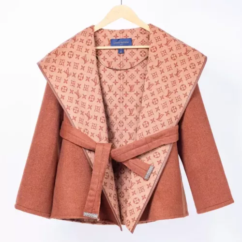 Louis Vuitton LV Coat Long Sleeved For Women #1355028 $390.08 USD, Wholesale Replica Louis Vuitton LV Coat