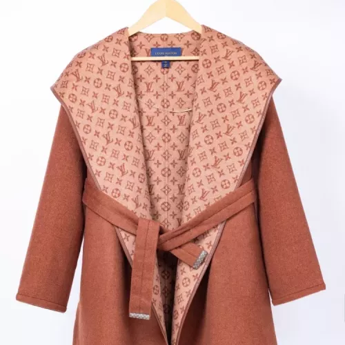 Louis Vuitton LV Coat Long Sleeved For Women #1355029 $390.08 USD, Wholesale Replica Louis Vuitton LV Coat