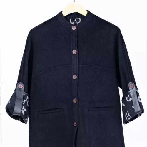 Louis Vuitton LV Coat Long Sleeved For Women #1355032 $390.08 USD, Wholesale Replica Louis Vuitton LV Coat