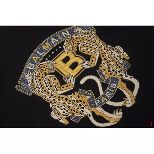 Replica Balmain T-Shirts Short Sleeved For Unisex #1355033 $32.00 USD for Wholesale