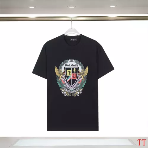 Balmain T-Shirts Short Sleeved For Unisex #1355035 $32.00 USD, Wholesale Replica Balmain T-Shirts
