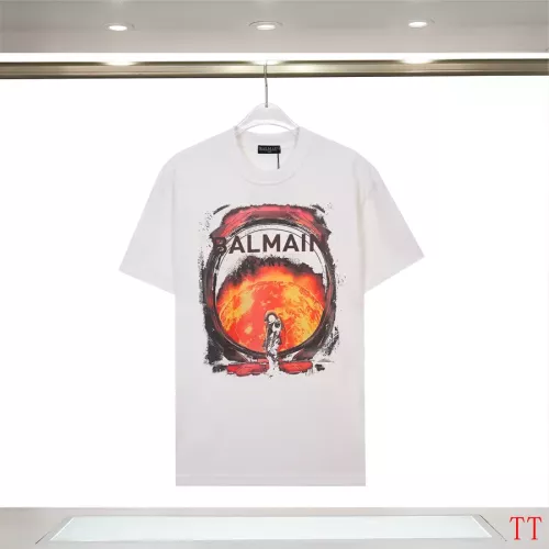 Balmain T-Shirts Short Sleeved For Unisex #1355041 $32.00 USD, Wholesale Replica Balmain T-Shirts