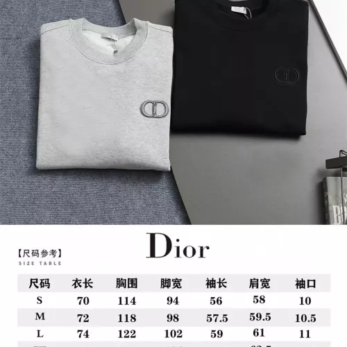 Replica Christian Dior Hoodies Long Sleeved For Unisex #1355085 $60.00 USD for Wholesale