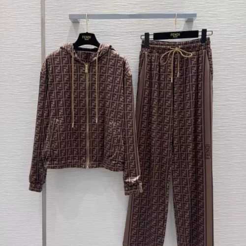 Replica Fendi Tracksuits Long Sleeved For Women #1355119 $92.00 USD for Wholesale