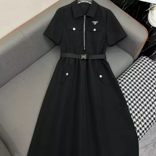 Prada Dresses Short Sleeved For Women #1355122 $108.00 USD, Wholesale Replica Prada Dresses