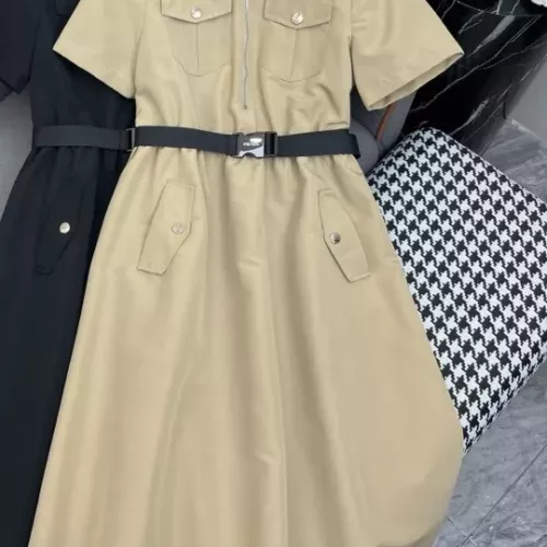 Prada Dresses Short Sleeved For Women #1355124 $108.00 USD, Wholesale Replica Prada Dresses