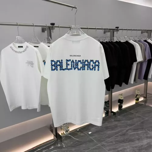 Replica Balenciaga T-Shirts Short Sleeved For Unisex #1355135 $42.00 USD for Wholesale
