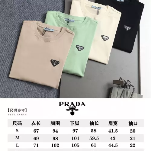 Replica Prada T-Shirts Long Sleeved For Unisex #1355140 $48.00 USD for Wholesale