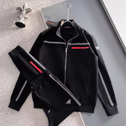 Prada Tracksuits Long Sleeved For Men #1355203 $96.00 USD, Wholesale Replica Prada Tracksuits