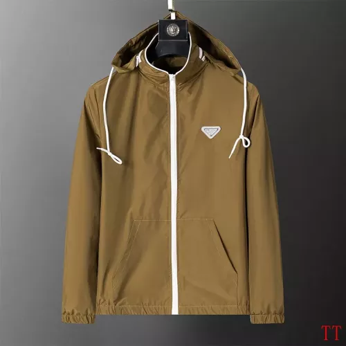 Prada Jackets Long Sleeved For Men #1355245 $64.00 USD, Wholesale Replica Prada Jackets