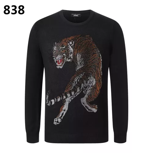 Philipp Plein PP Sweaters Long Sleeved For Men #1355317 $42.00 USD, Wholesale Replica Philipp Plein PP Sweaters