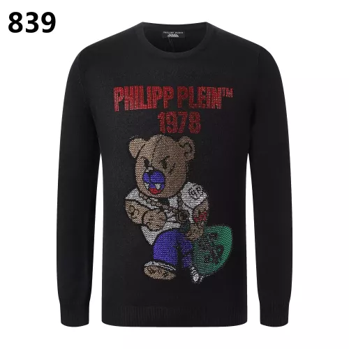 Philipp Plein PP Sweaters Long Sleeved For Men #1355318 $42.00 USD, Wholesale Replica Philipp Plein PP Sweaters