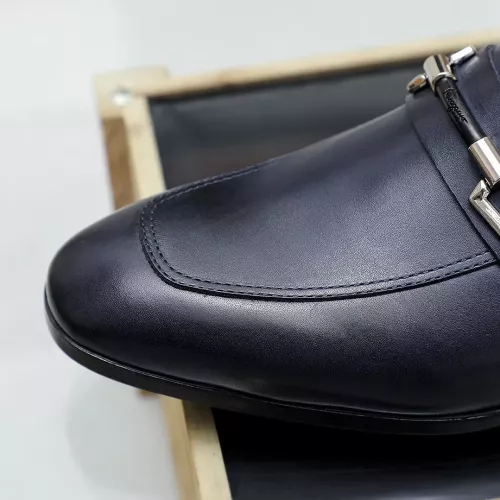 Replica Salvatore Ferragamo Leather Shoes For Men #1355584 $88.00 USD for Wholesale