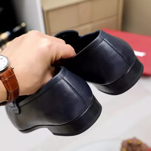 Replica Salvatore Ferragamo Leather Shoes For Men #1355584 $88.00 USD for Wholesale