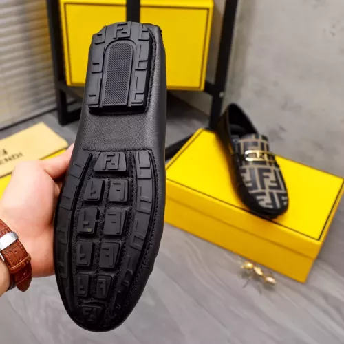Replica Fendi Leather Shoes For Men #1355601 $76.00 USD for Wholesale