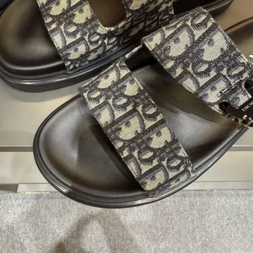 Replica Christian Dior Slippers For Men #1355666 $56.00 USD for Wholesale
