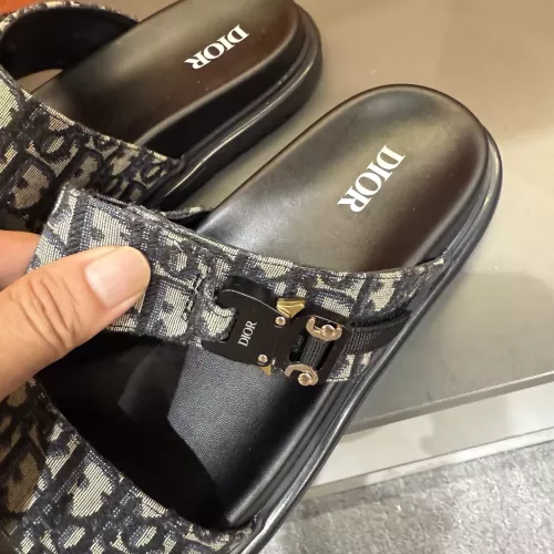 Replica Christian Dior Slippers For Men #1355666 $56.00 USD for Wholesale