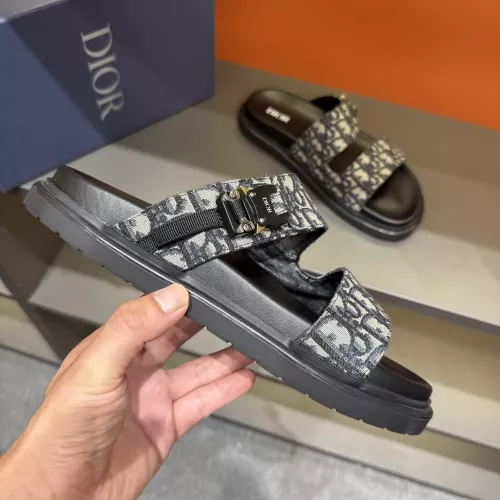 Replica Christian Dior Slippers For Men #1355666 $56.00 USD for Wholesale