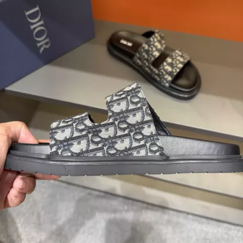 Replica Christian Dior Slippers For Men #1355666 $56.00 USD for Wholesale