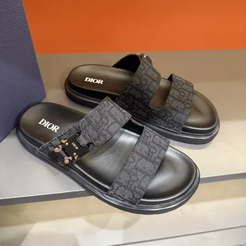 Replica Christian Dior Slippers For Men #1355668 $56.00 USD for Wholesale