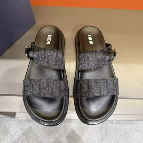 Replica Christian Dior Slippers For Men #1355668 $56.00 USD for Wholesale