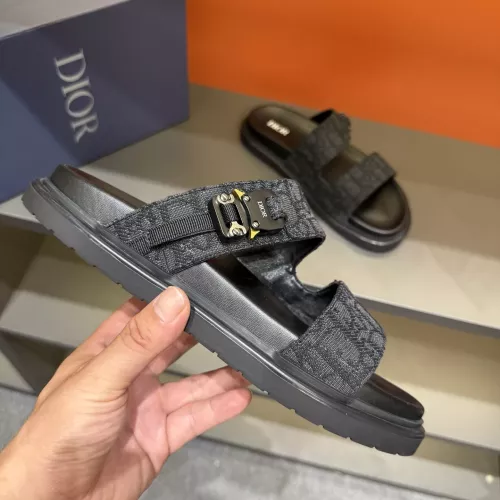 Replica Christian Dior Slippers For Men #1355668 $56.00 USD for Wholesale