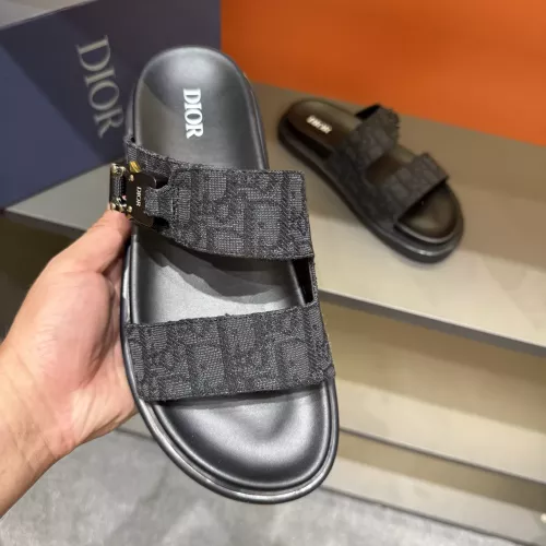 Replica Christian Dior Slippers For Men #1355668 $56.00 USD for Wholesale