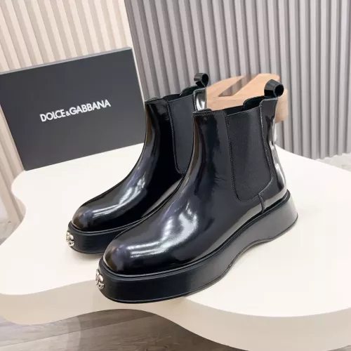 Dolce &amp; Gabbana D&amp;G Boots For Men #1355791 $158.00 USD, Wholesale Replica Dolce &amp; Gabbana D&amp;G Boots