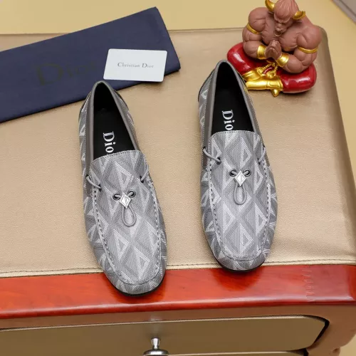 Replica Christian Dior Leather Shoes For Men #1355793 $72.00 USD for Wholesale