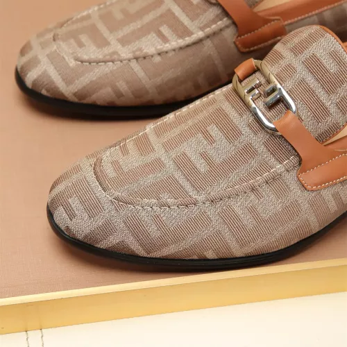 Replica Fendi Leather Shoes For Men #1355818 $88.00 USD for Wholesale