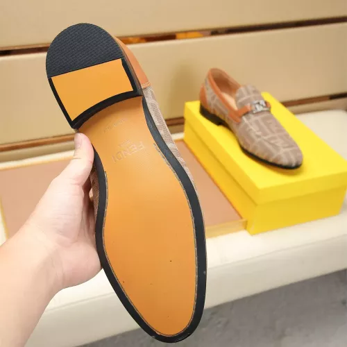 Replica Fendi Leather Shoes For Men #1355818 $88.00 USD for Wholesale