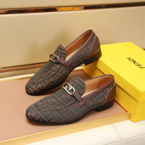 Fendi Leather Shoes For Men #1355819 $88.00 USD, Wholesale Replica Fendi Leather Shoes