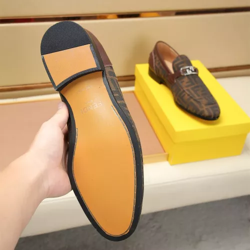 Replica Fendi Leather Shoes For Men #1355819 $88.00 USD for Wholesale