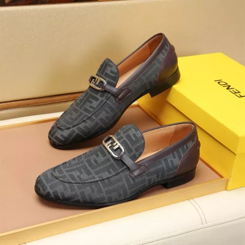 Fendi Leather Shoes For Men #1355820 $88.00 USD, Wholesale Replica Fendi Leather Shoes
