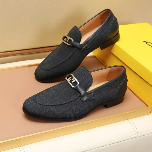Fendi Leather Shoes For Men #1355821 $88.00 USD, Wholesale Replica Fendi Leather Shoes