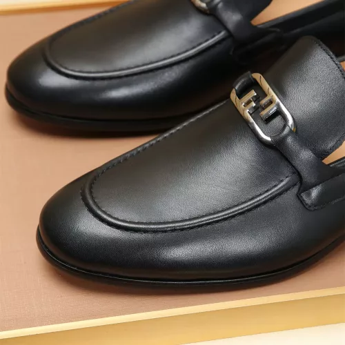 Replica Fendi Leather Shoes For Men #1355822 $88.00 USD for Wholesale