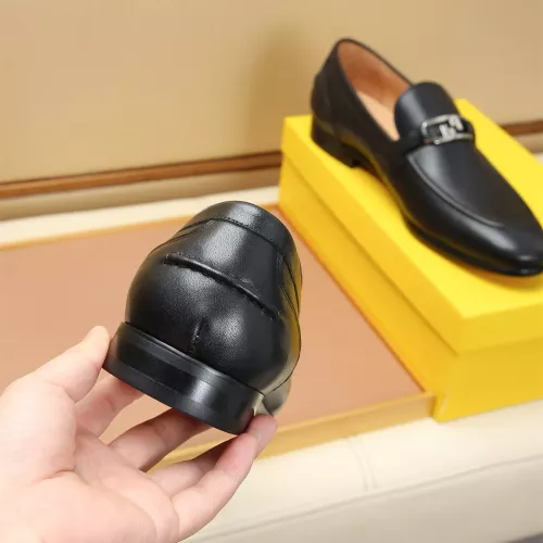 Replica Fendi Leather Shoes For Men #1355822 $88.00 USD for Wholesale