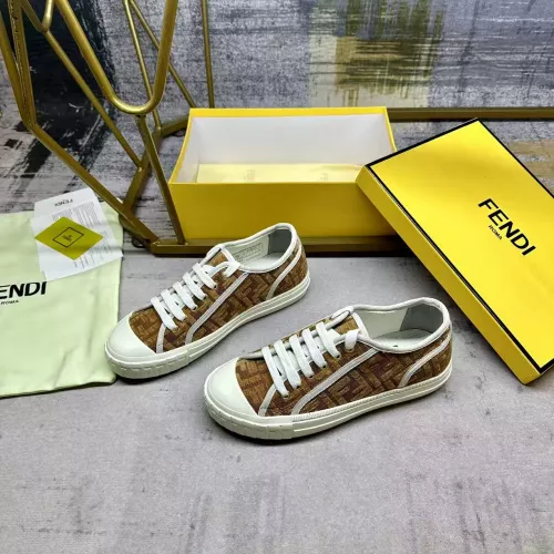 Replica Fendi Casual Shoes For Men #1355940 $85.00 USD for Wholesale