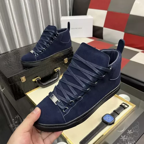 Balenciaga High Tops Shoes For Men #1355992 $80.00 USD, Wholesale Replica Balenciaga High Tops Shoes