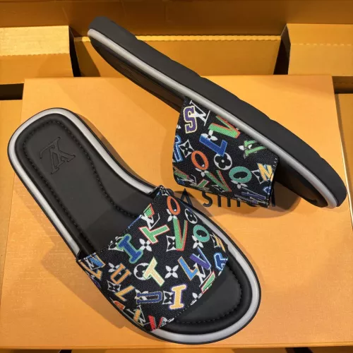 Louis Vuitton Slippers For Men #1356051 $105.00 USD, Wholesale Replica Louis Vuitton Slippers