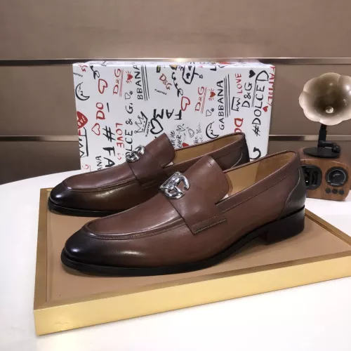 Dolce &amp; Gabbana D&amp;G Leather Shoes For Men #1356068 $98.00 USD, Wholesale Replica Dolce &amp; Gabbana D&amp;G Leather Shoes