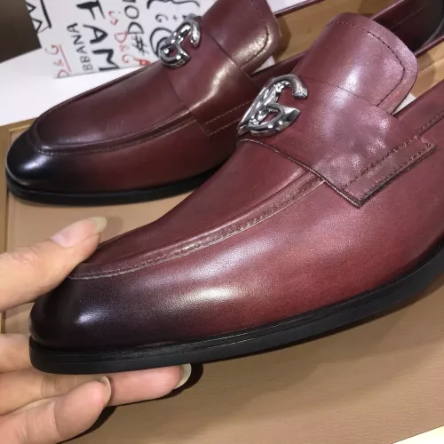 Replica Dolce & Gabbana D&G Leather Shoes For Men #1356069 $98.00 USD for Wholesale